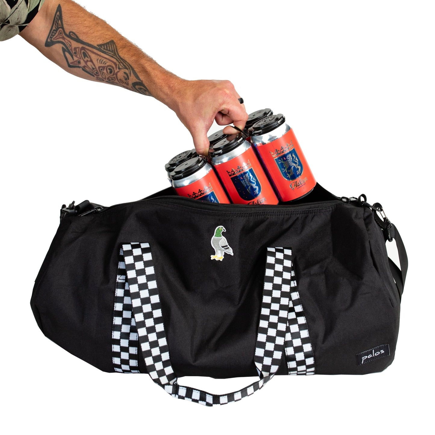 Checkerboard Pigeon Duffle - Palos