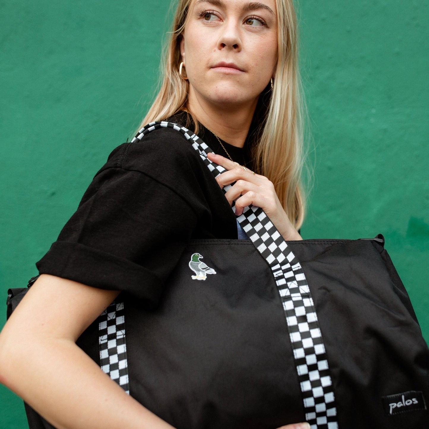 Checkerboard Pigeon Duffle - Palos