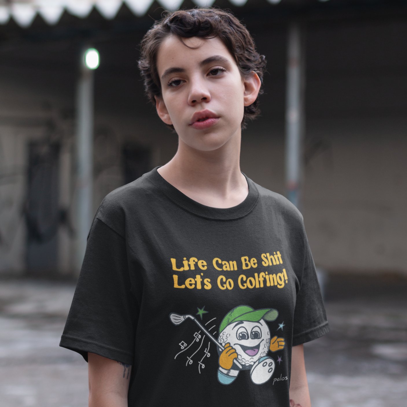 Let's Go Golfing! Heavyweight Tee - Palos