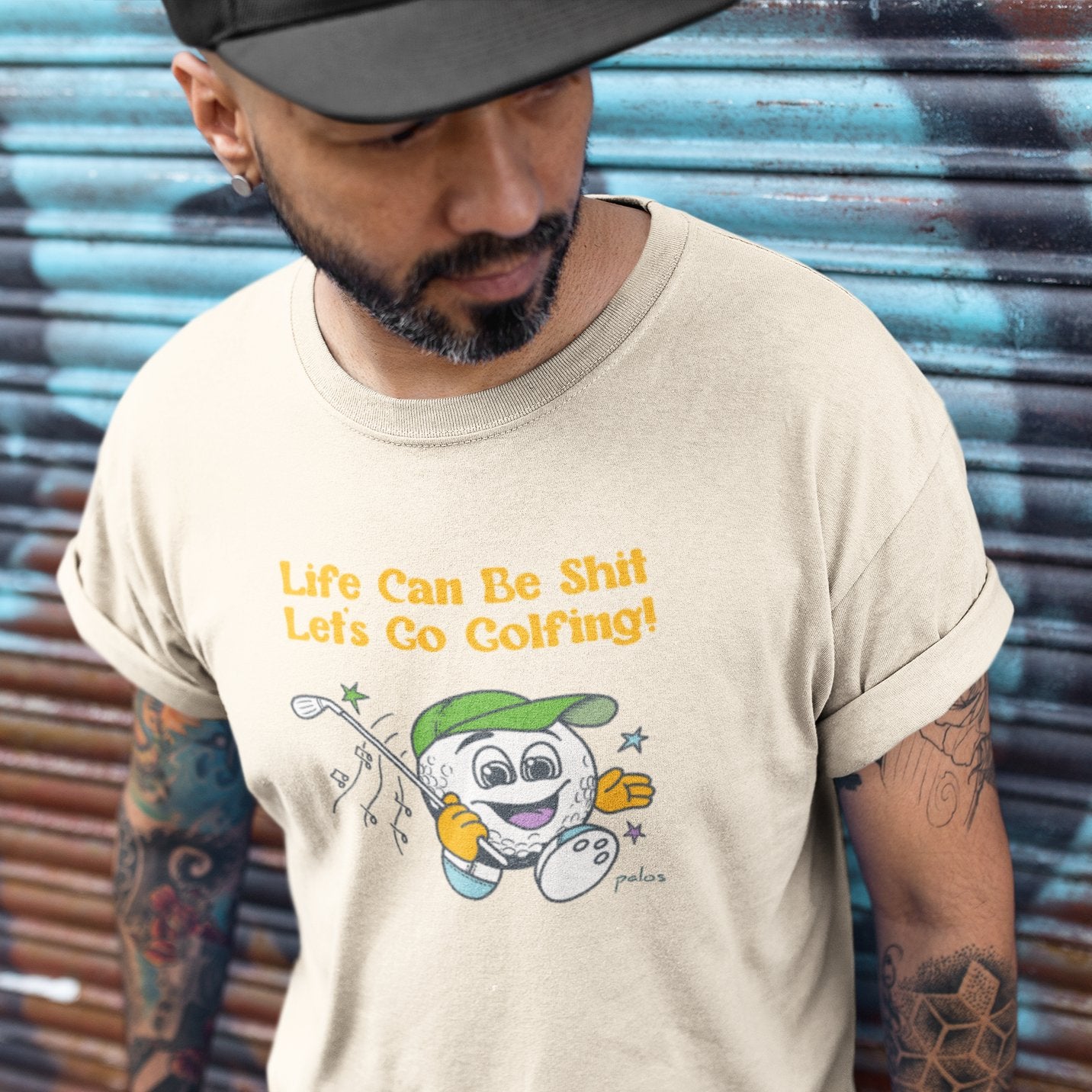 Let's Go Golfing! Heavyweight Tee - Palos