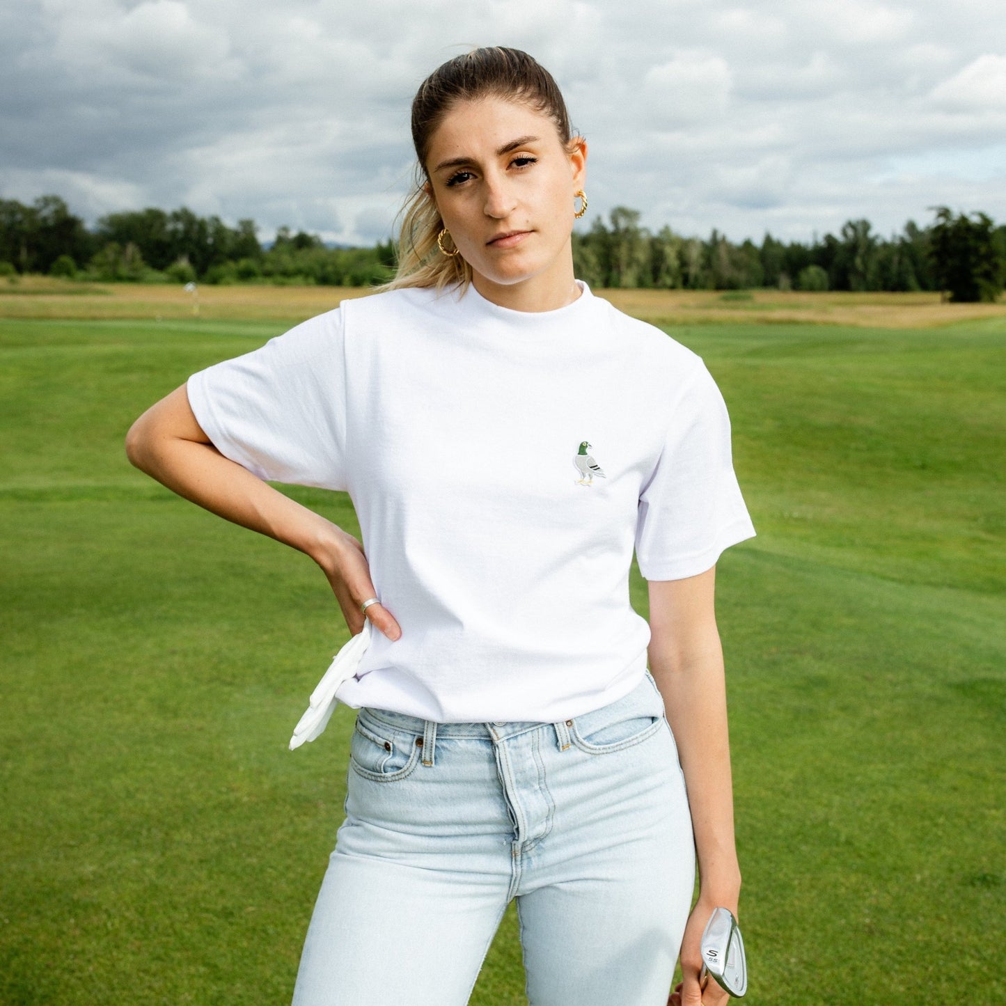 Oversized Heavyweight Pigeon Tee - Palos