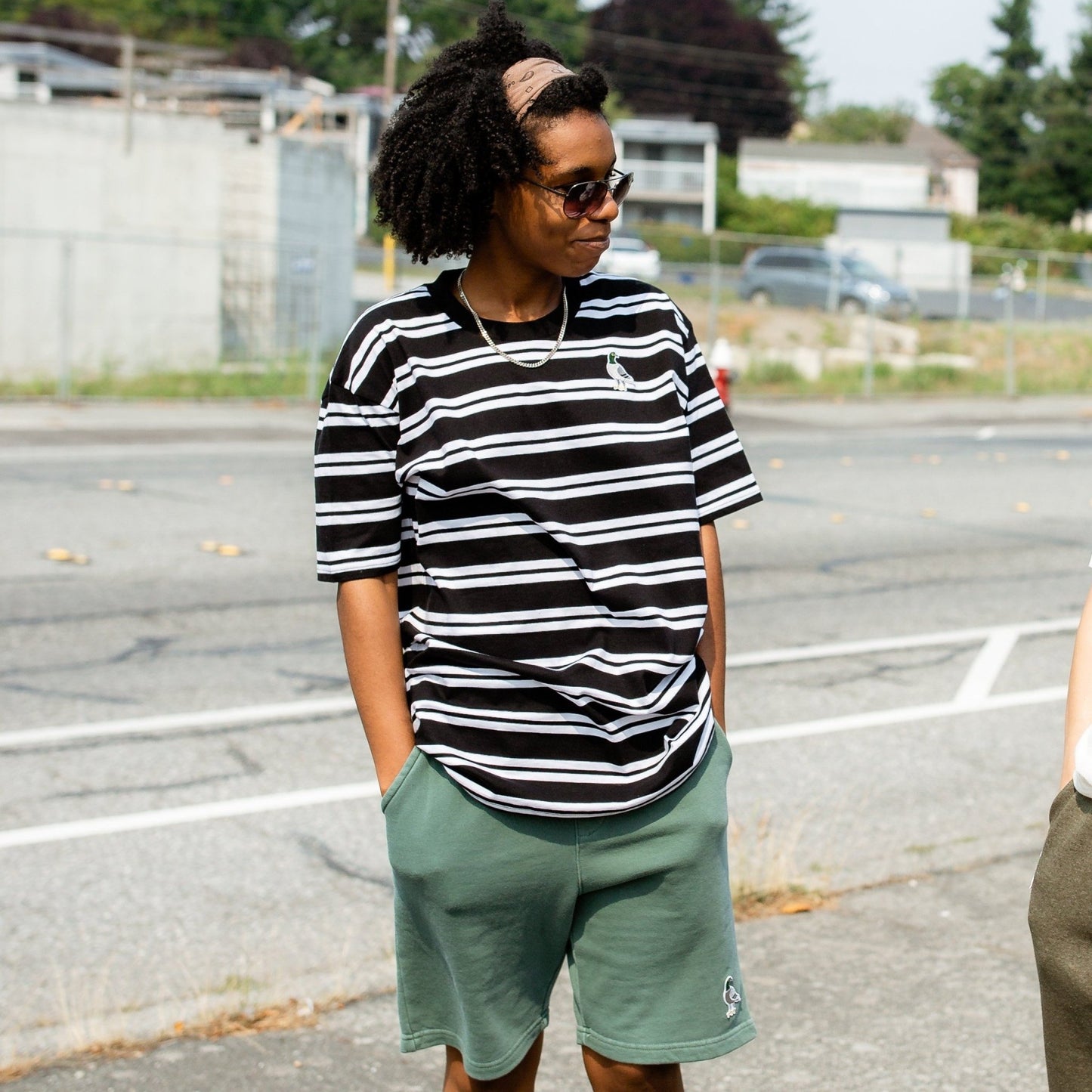 Pigeon Pigment Dyed Fleece Shorts - Palos