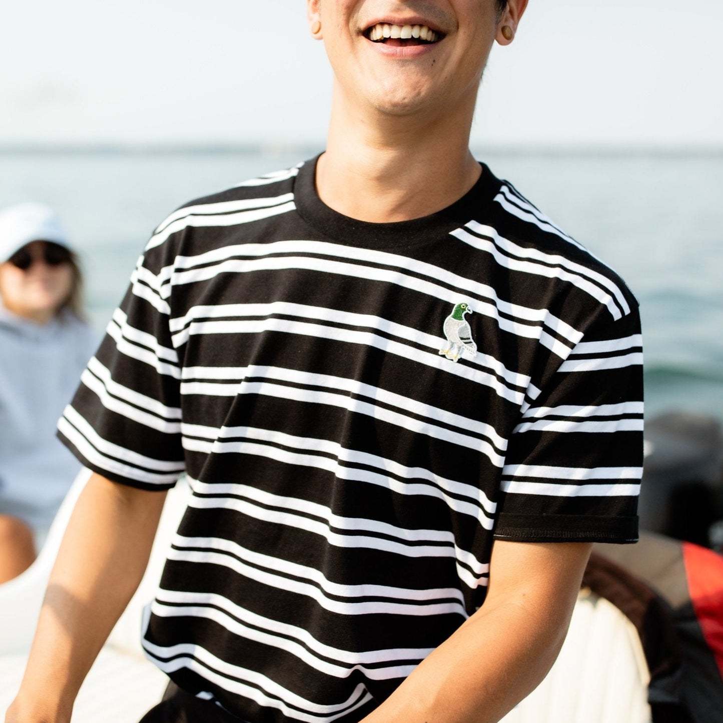 Pigeon Stripe Tee - Palos