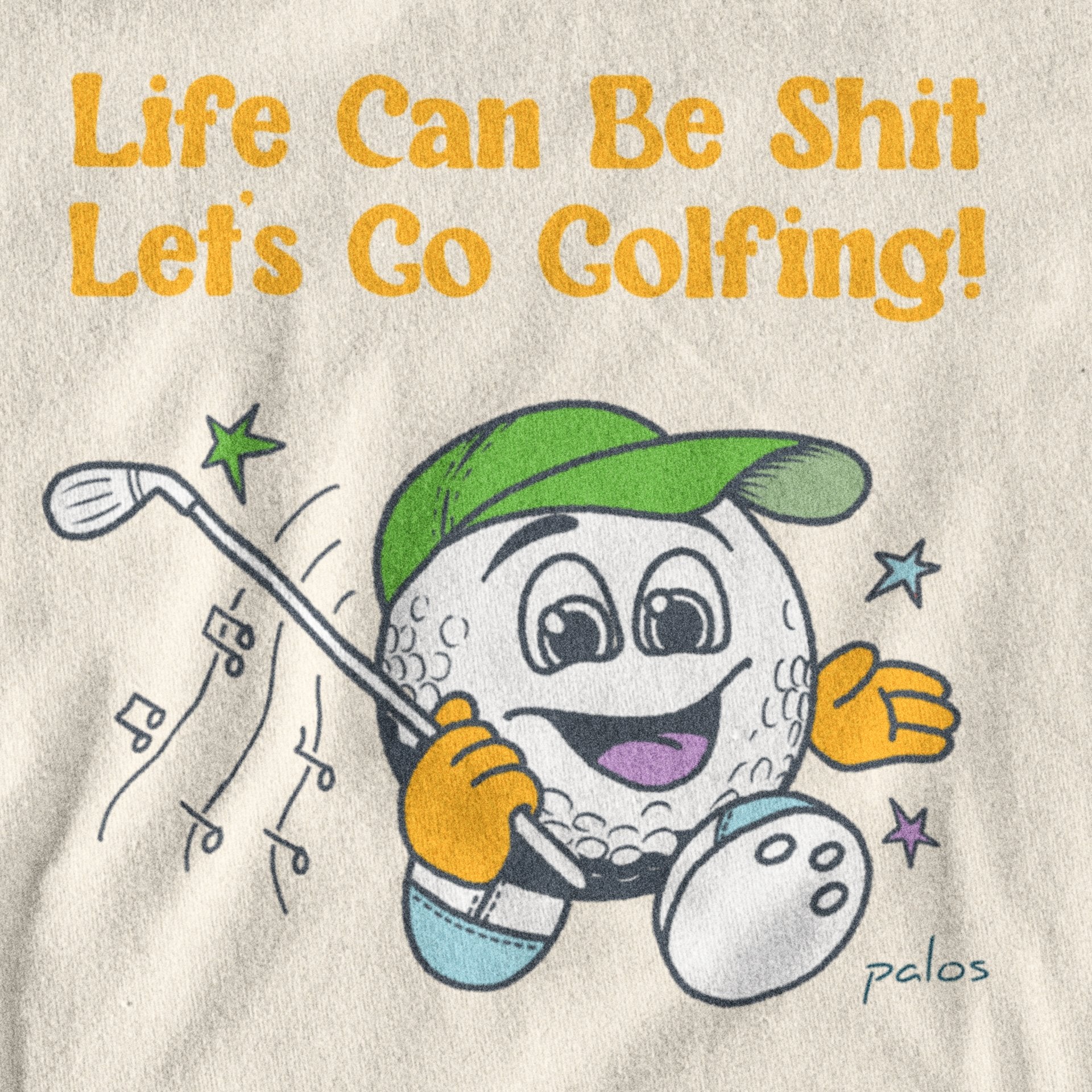 Let's Go Golfing! Heavyweight Tee - Palos